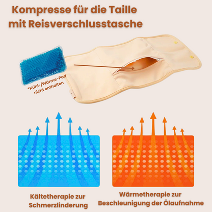 Rizinusöl Wrap Body - Rizinusöl-Kompressionswickel